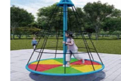 Rotating Rope Pyramid playground equipment for sale