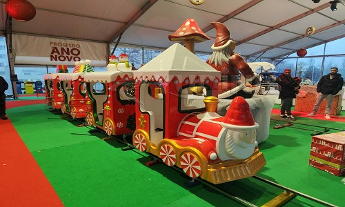Christmas train ride for kids